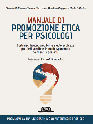 cover image of Manuale di promozione etica per psicologi